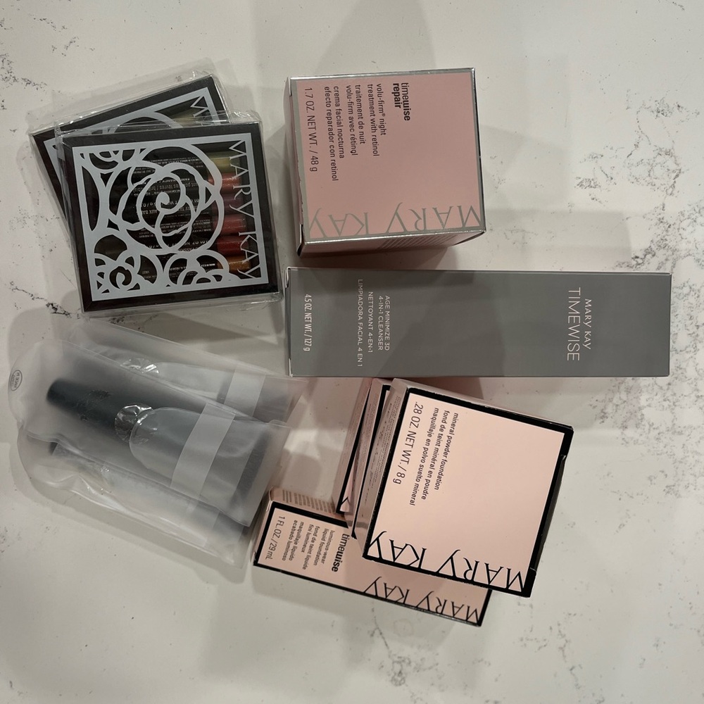 Mary Kay makeup and skin care lot